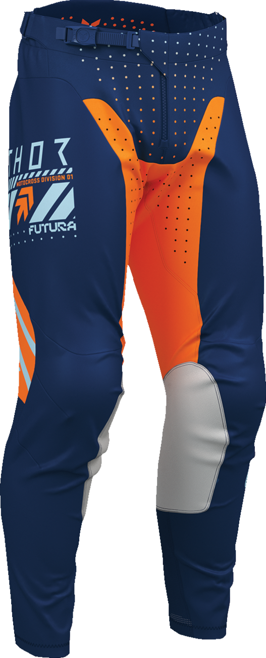 Launchmode Futura Pants - Navy/Orange - US 44