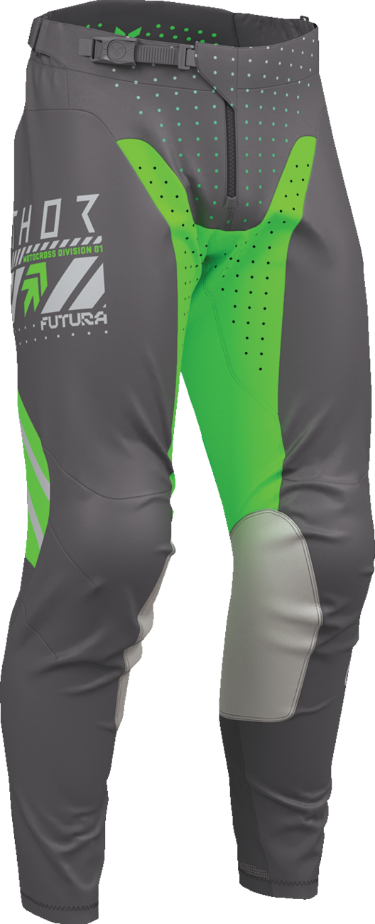 Launchmode Futura Pants - Charcoal/Green - US 38