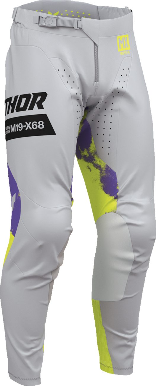 Launchmode Bleach Pants - Gray/Acid - US 38