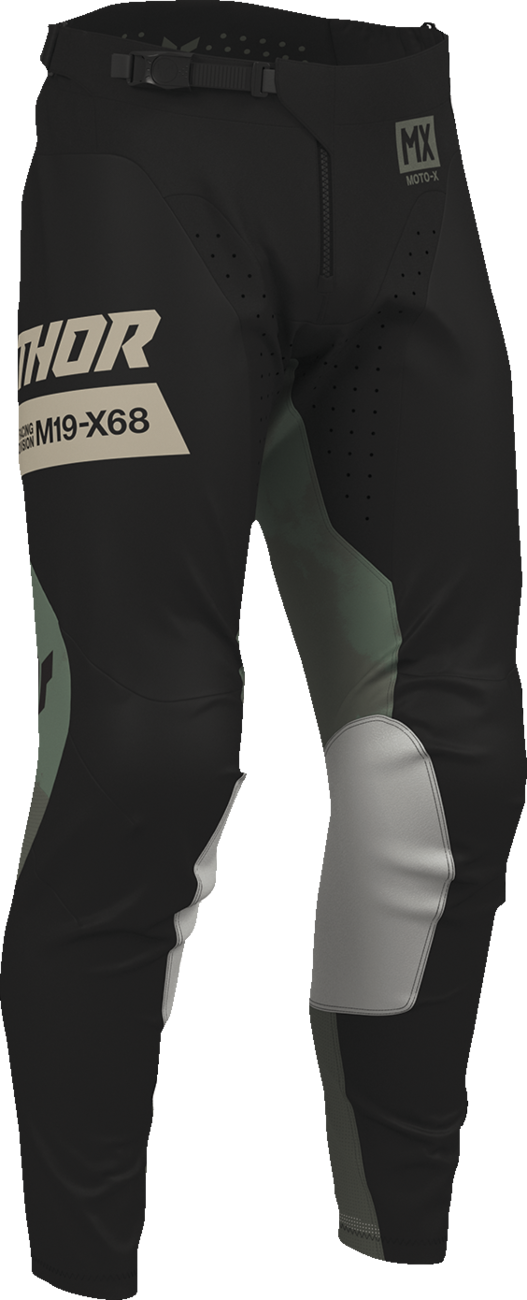 Launchmode Bleach Pants - Black/Camo - US 38