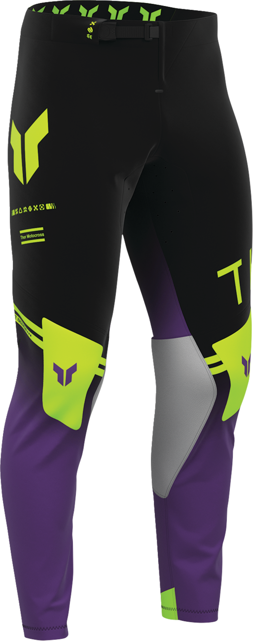 Sportmode Geo Pants - Black/Purple - US 31