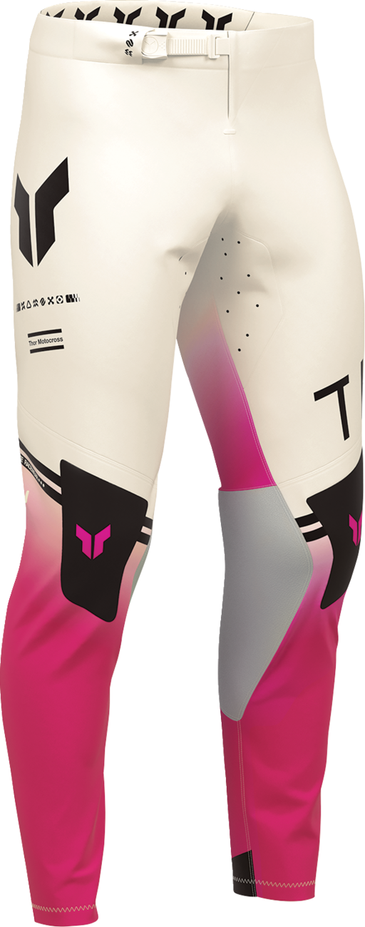 Sportmode Geo Pants - Vintage White/Pink - US 38