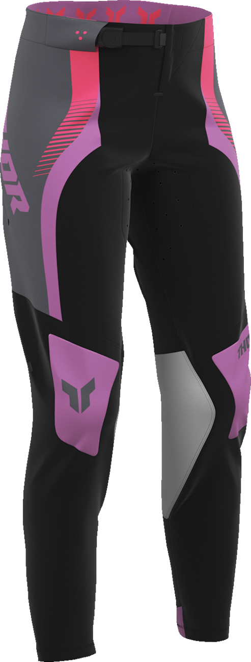 Women's Sportmode Velocity Pants - Black/Orchid - US 5/6