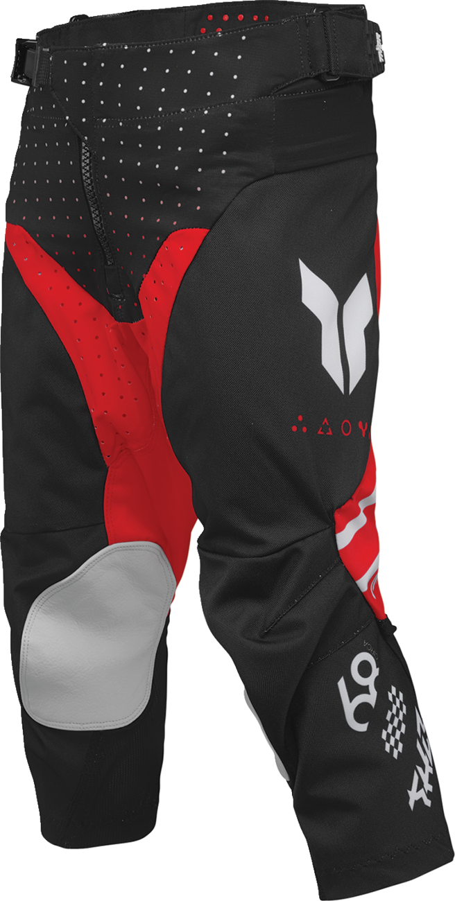 Youth Launchmode Futura Pants - Black/Red - US 26