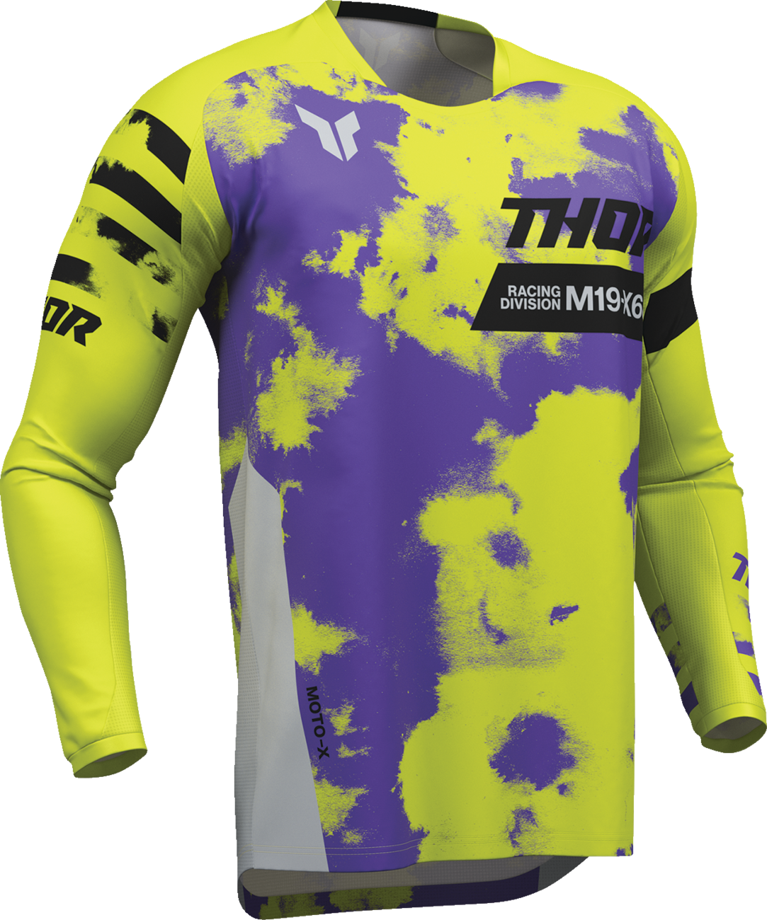 Launchmode Bleach Jersey - Gray/Acid - Small