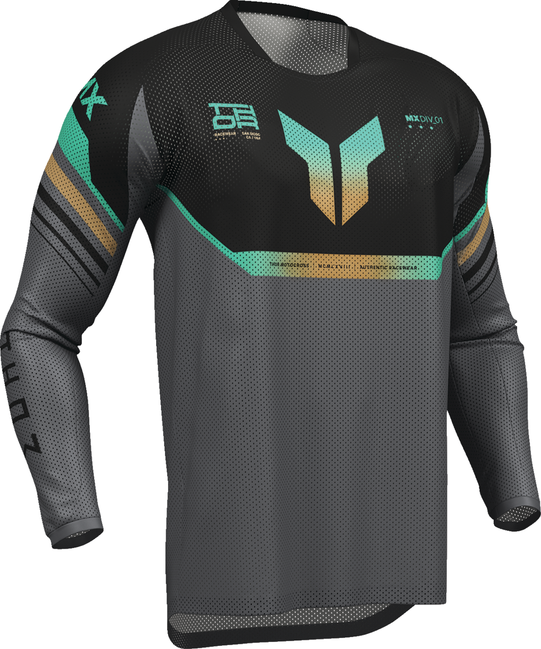 Launchmode Air Raptor Jersey - Black/Charcoal - Large