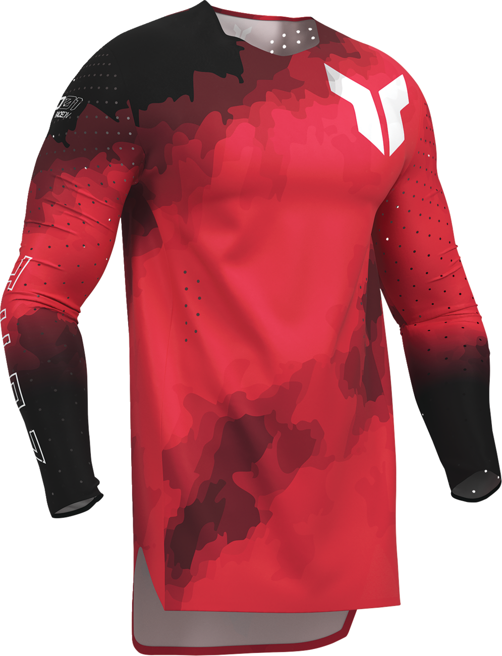 Sportmode Carbon Jersey - Black/Red - Small