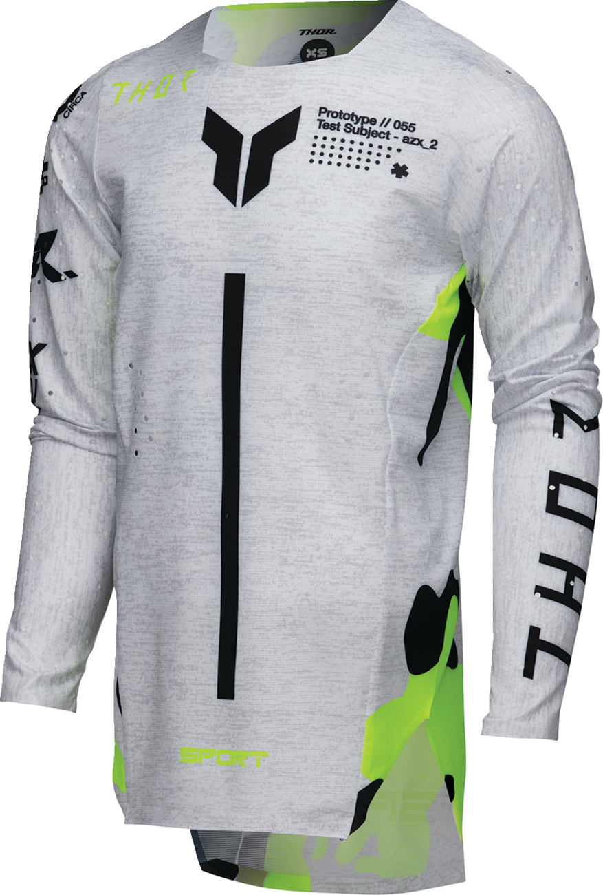 Youth Sportmode Riot Jersey - White/Acid - XL