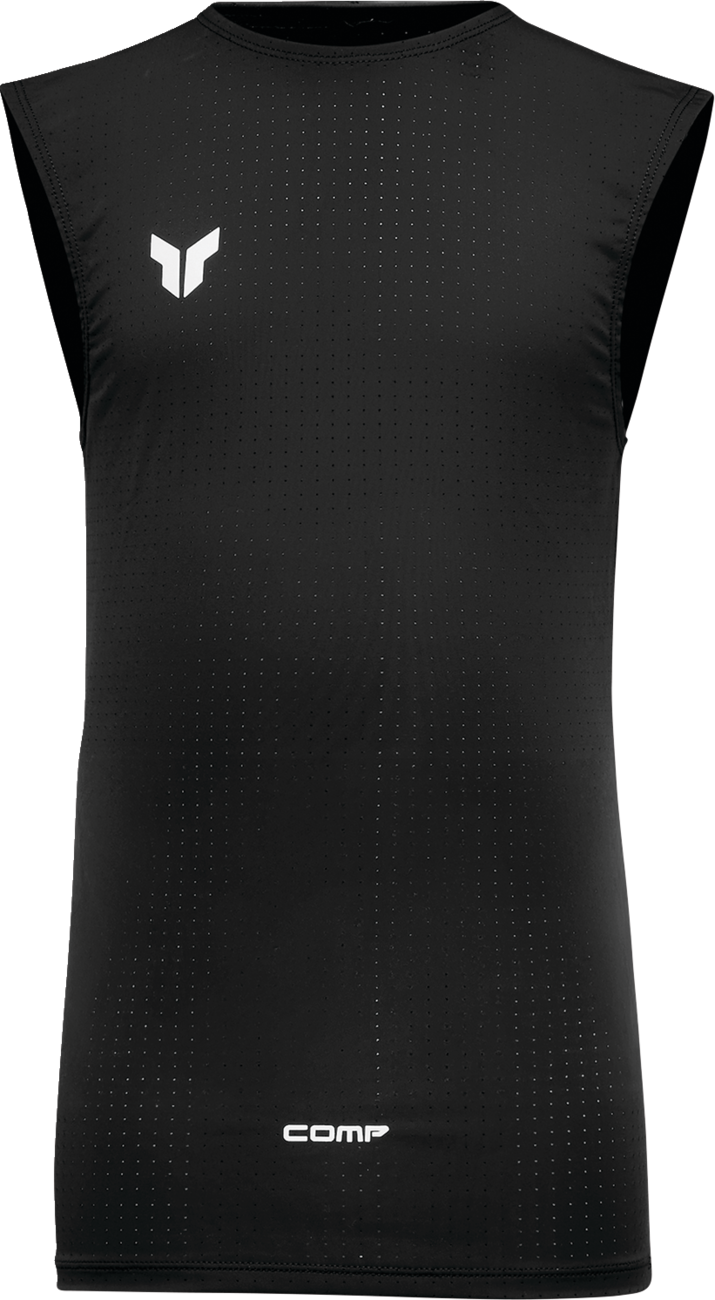 Youth Comp Sleeveless Shirt - Black - Large
