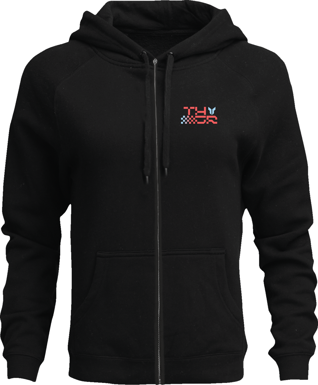 Vantage Zip-Up Hoodie - Black - Small