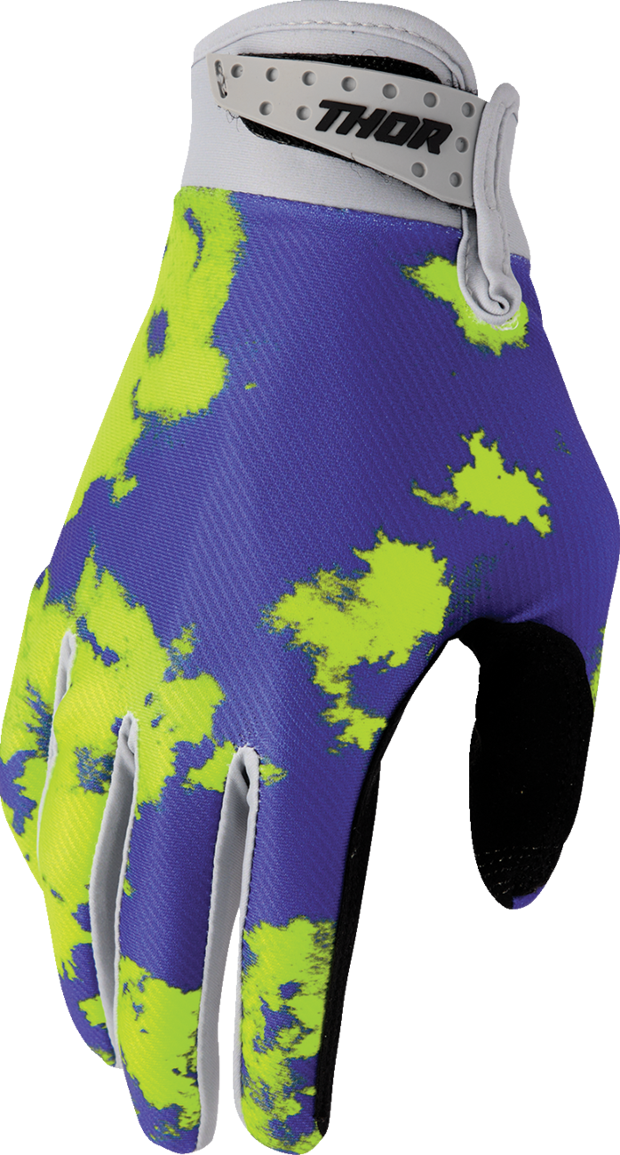 Launchmode Bleach Gloves - Gray/Acid - XL