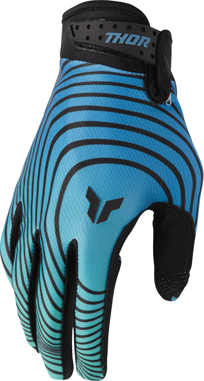 Launchmode Identity Gloves - Teal/Black - Medium