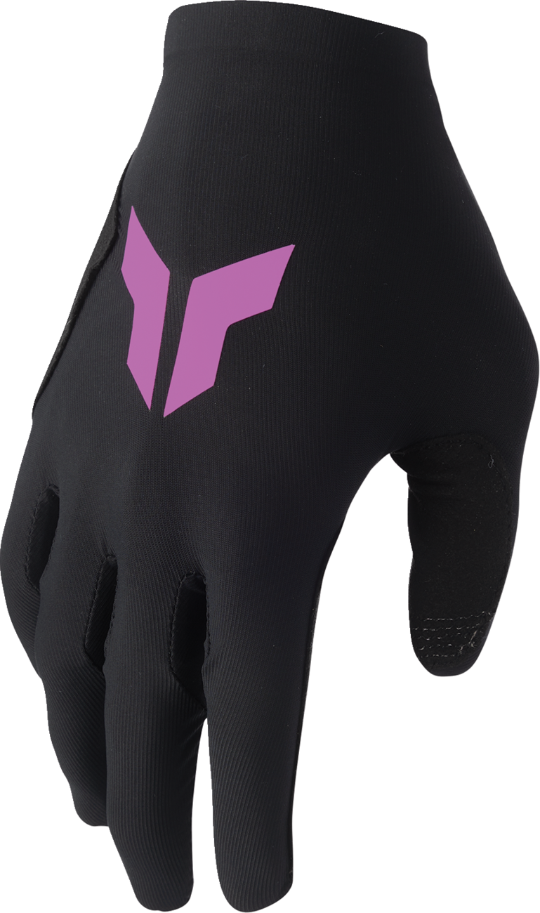 Women's Sportmode Iconic Gloves - Black/Orchid - XL