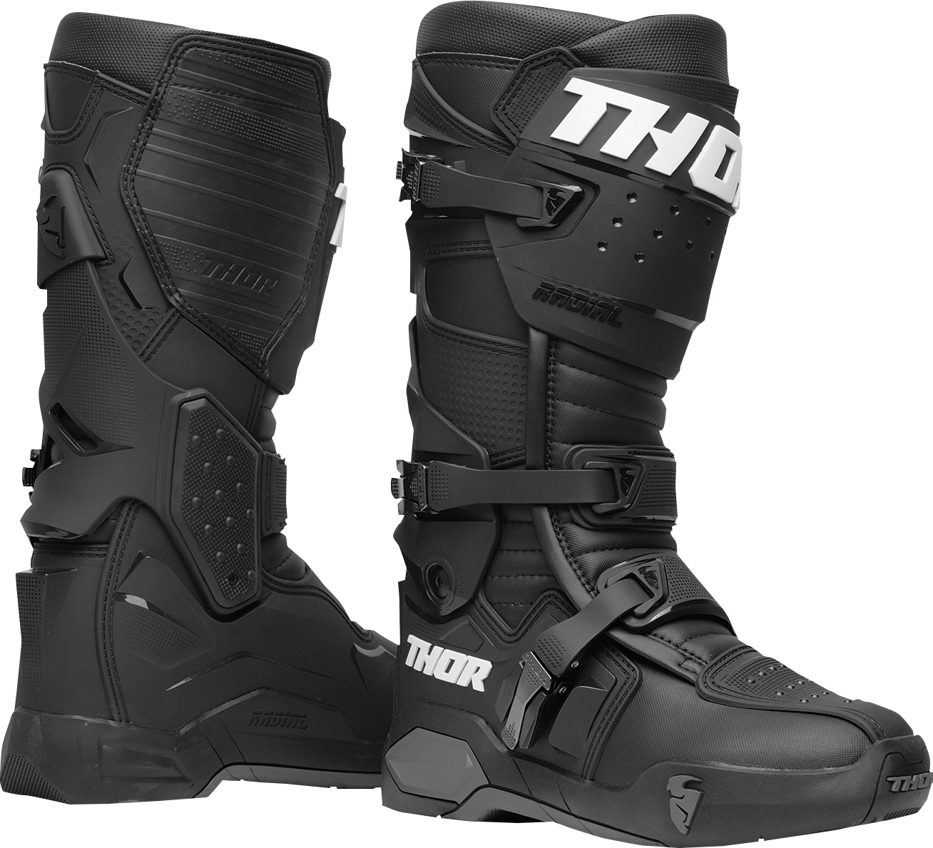 Radial Boots - Black - US 7 / EU 40.5