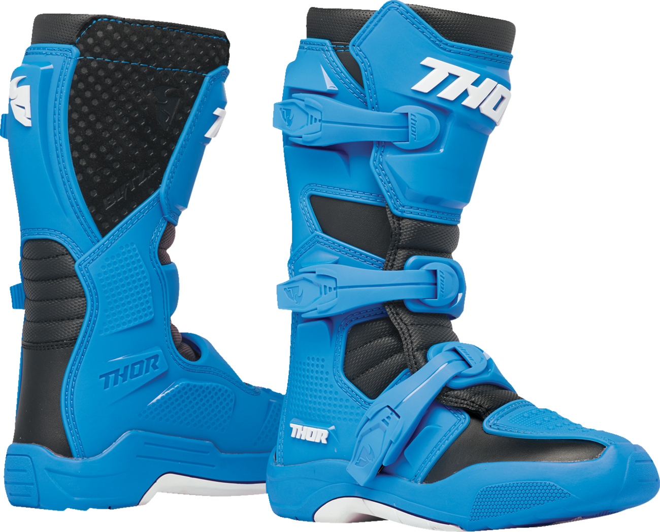 Youth Blitz XR Boots - Black/Blue - US 6