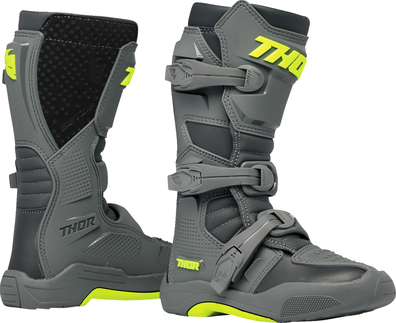 Youth Blitz XR Boots - Gray/Charcoal - US 5