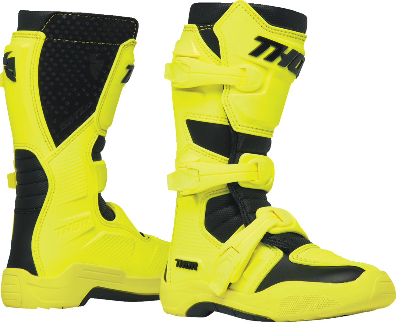 Youth Blitz XR Boots - Acid/Black - US 4