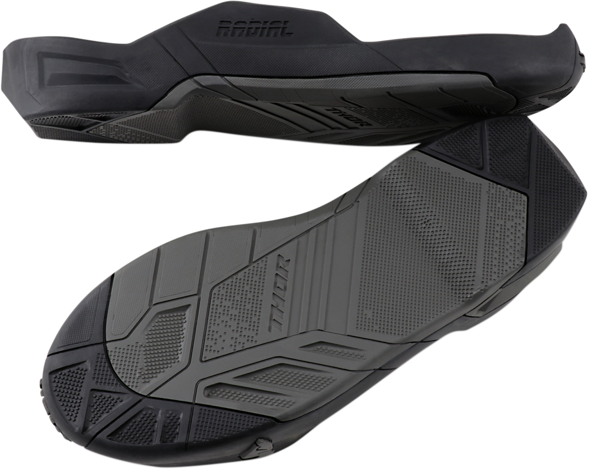 Radial Boots Replacement Outsoles - Black/Gray - Size 10