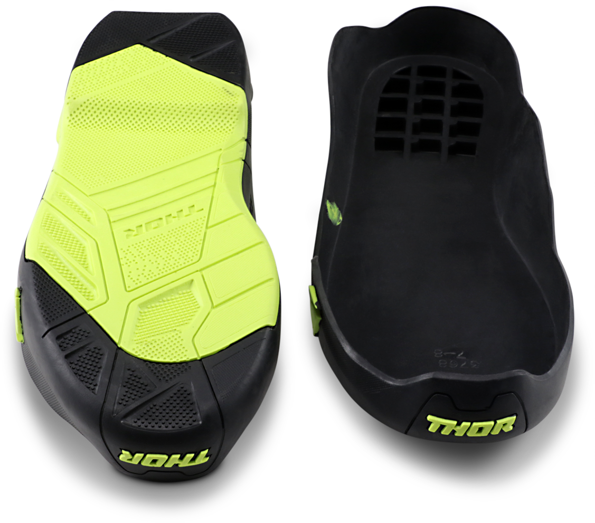 Radial Boots Replacement Outsoles - Black/Yellow Fluorescent - Size 11