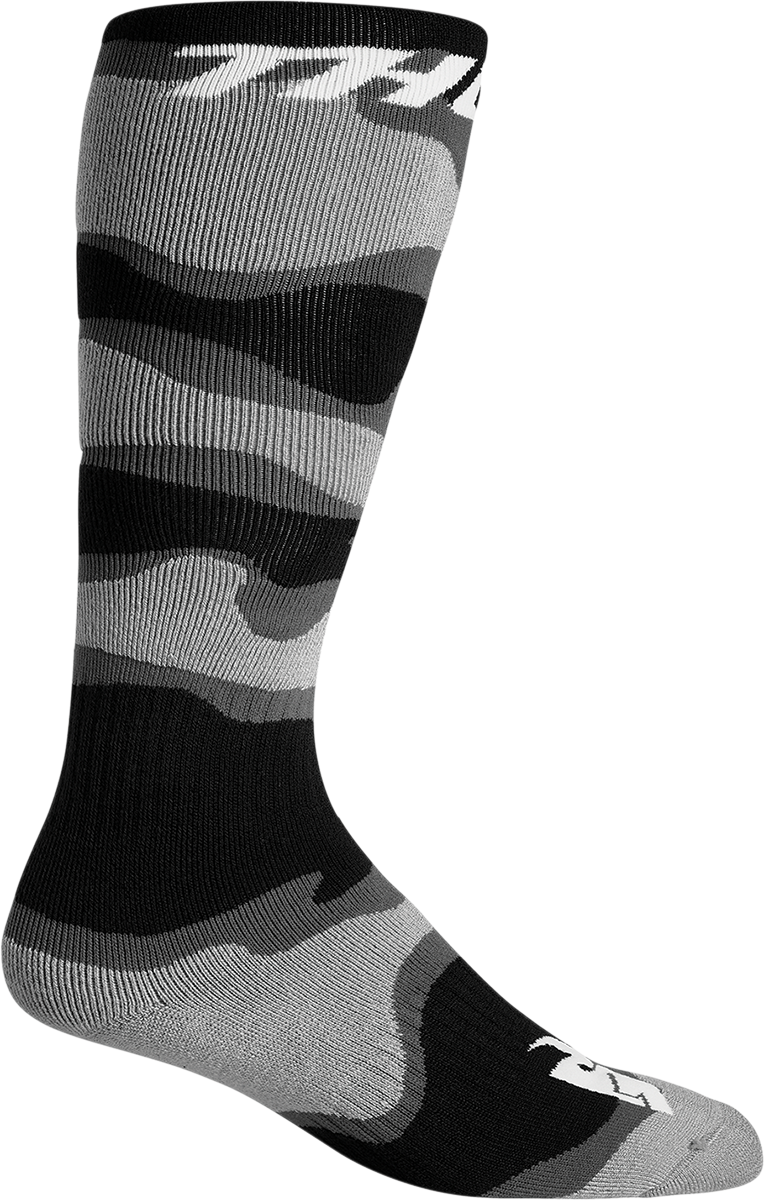 Youth MX Camo Socks - Gray/White - Size 1-6