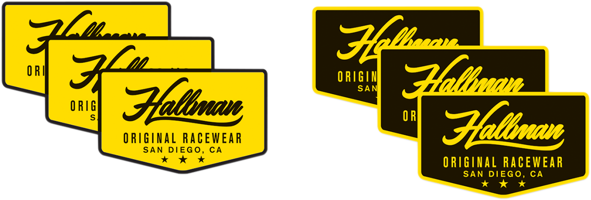 Hallman Decals - 6 Pack