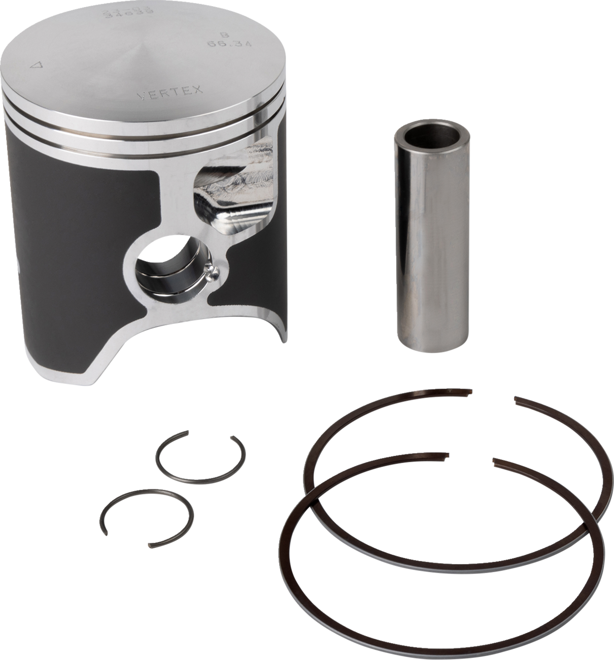 Piston Kit - 66.34 mm - Gas Gas EC250 | TM EN/MX 250 | Rieju MR Racing 250