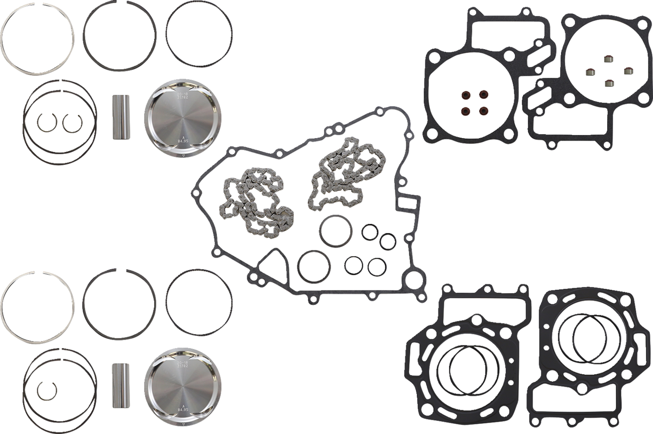 Top End Piston Kit - 84.95 mm - Kawasaki