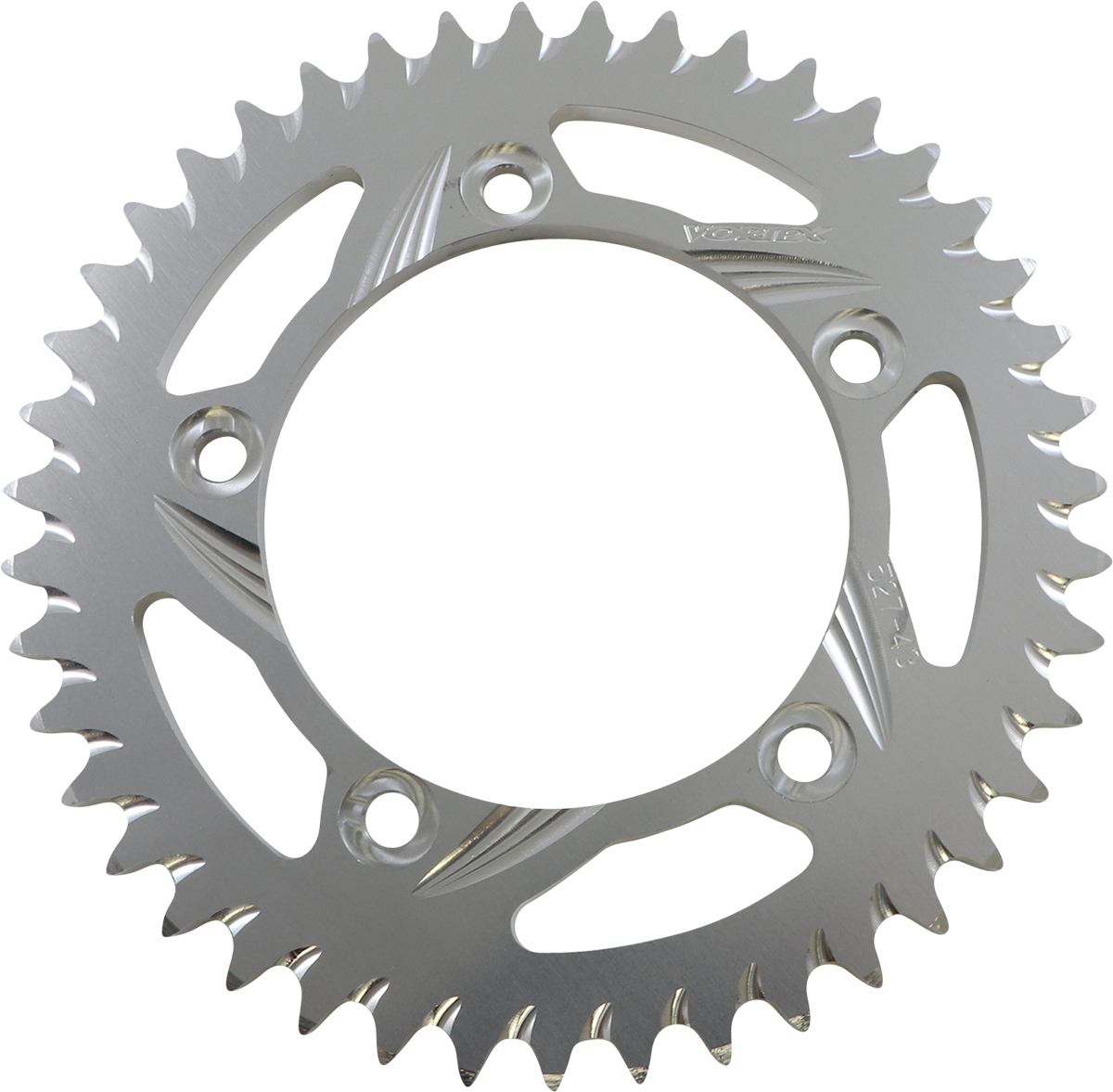 Rear Sprocket - Aluminum - 43 Tooth - Silver - Suzuki/Triumph