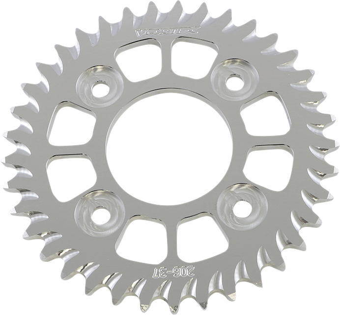 Aluminum Sprocket - Silver - Rear - 37 Tooth