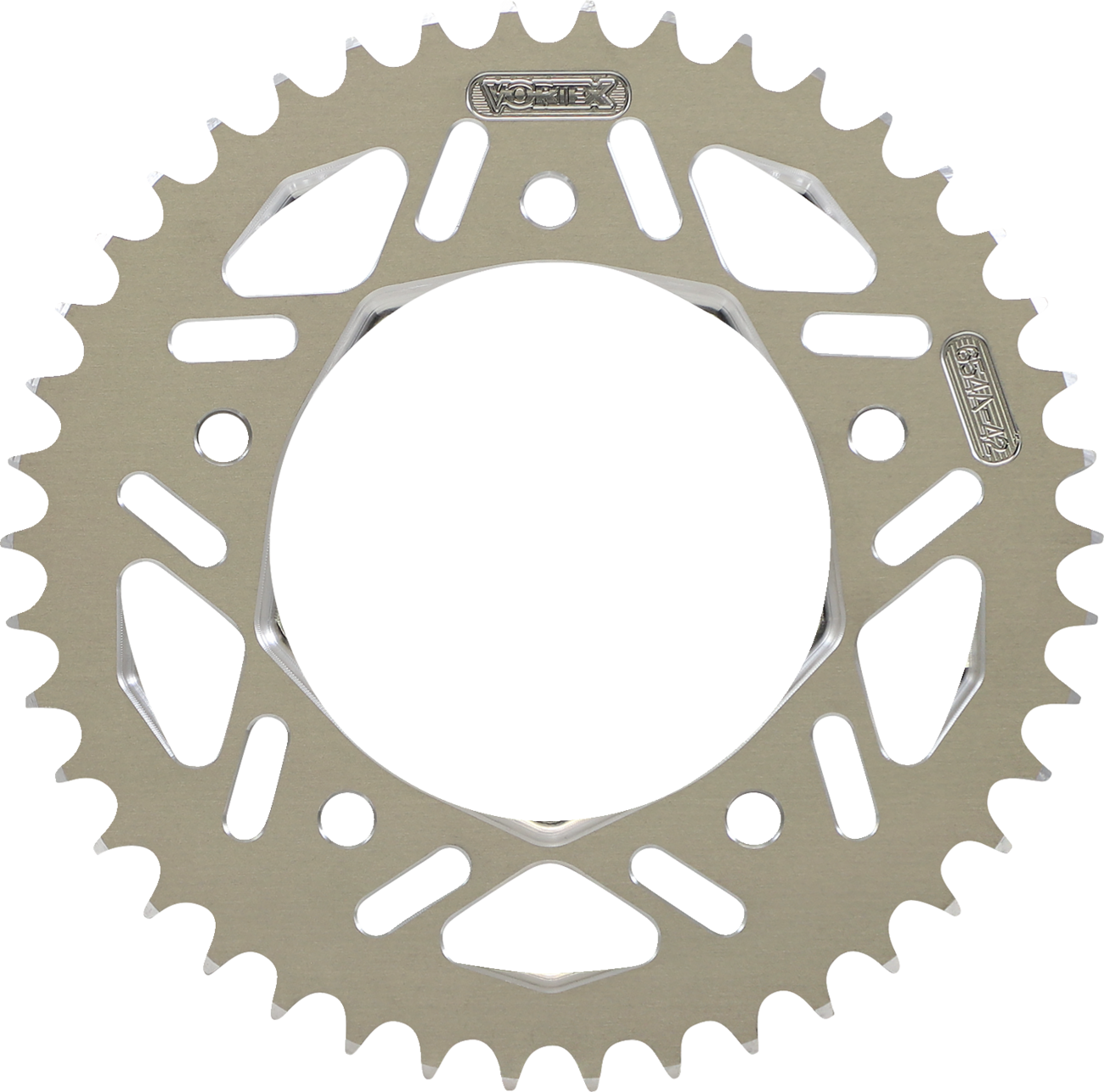 Aluminum Sprocket - Silver - Rear - 42 Tooth