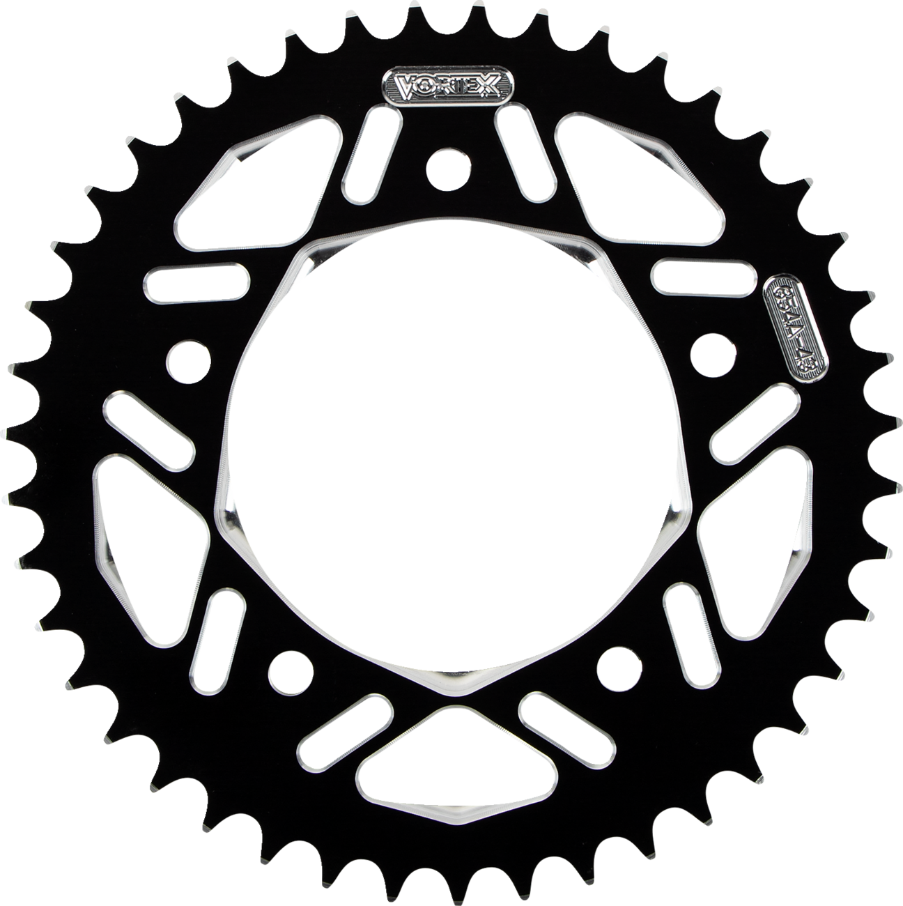 Aluminum Sprocket - Black - Rear - 43 Tooth