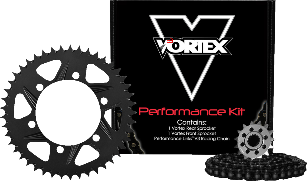 Chain and Sprocket Kit - HFRA - Black - Honda CBR500R