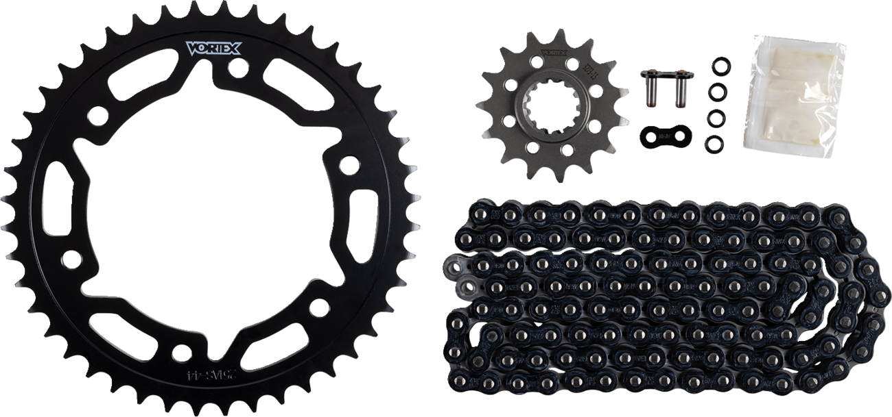 Chain and Sprocket Kit - HFRS - Black - Honda CBR 600 RR