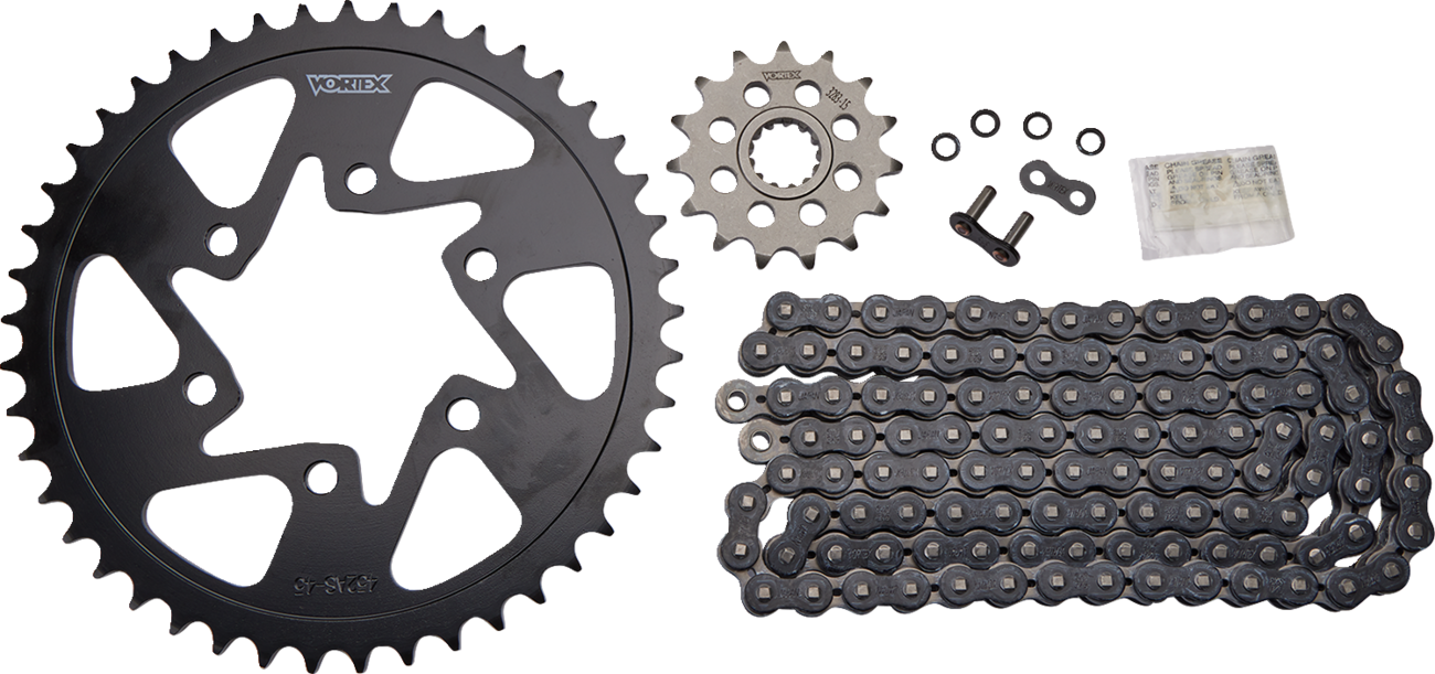 Chain and Sprocket Kit - HFRS - Black - Kawasaki Ninja ZX-6R