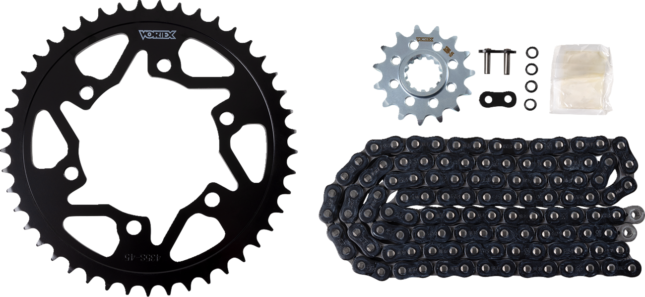 Chain and Sprocket Kit - HFRS - Black - Yamaha YZF-R1