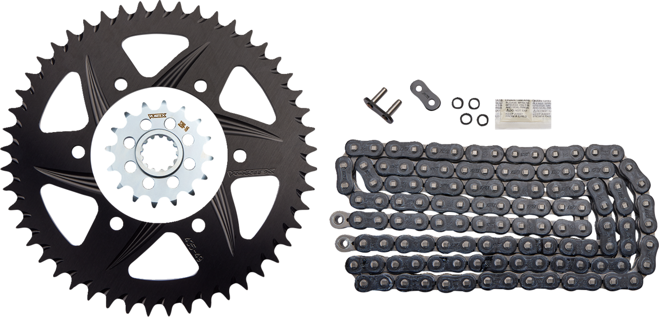 Chain and Sprocket Kit - HFRA - Black - Yamaha YZF-R1