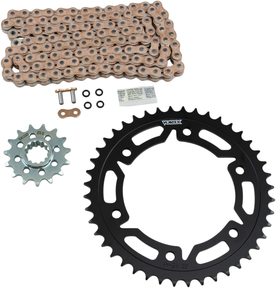 Chain and Sprocket Kit - HFRS - Gold - Honda CBR600RR