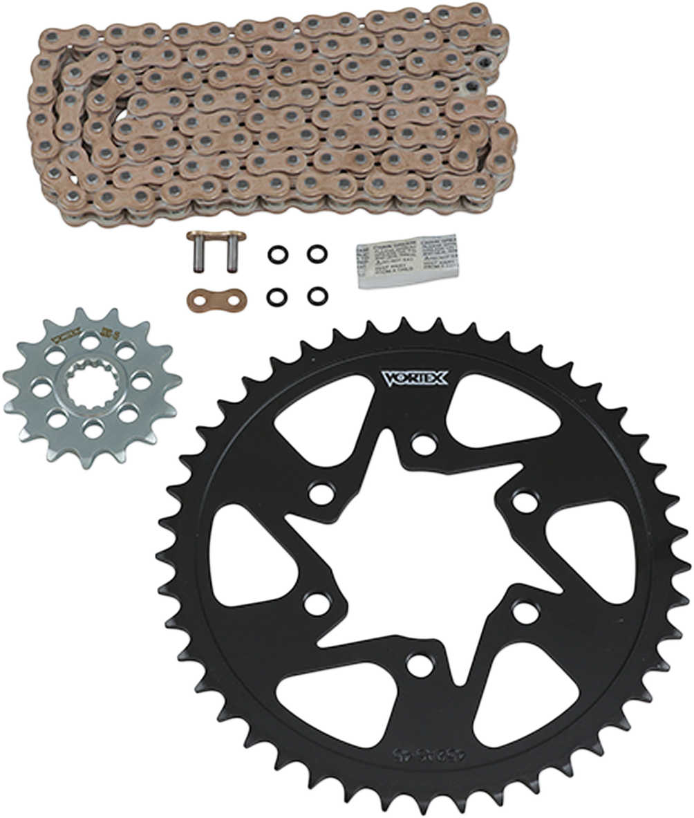 Chain and Sprocket Kit - HFRS - Gold - Kawasaki ZX-6R