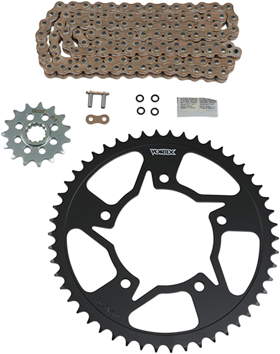 Chain and Sprocket Kit - HFRS - Gold - Yamaha RZF-R6