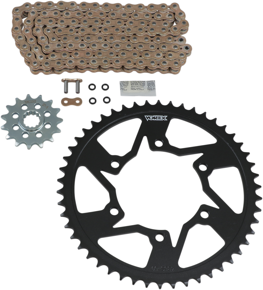 Chain and Sprocket Kit - HFRS - Gold - Yamaha YZF-R6/S