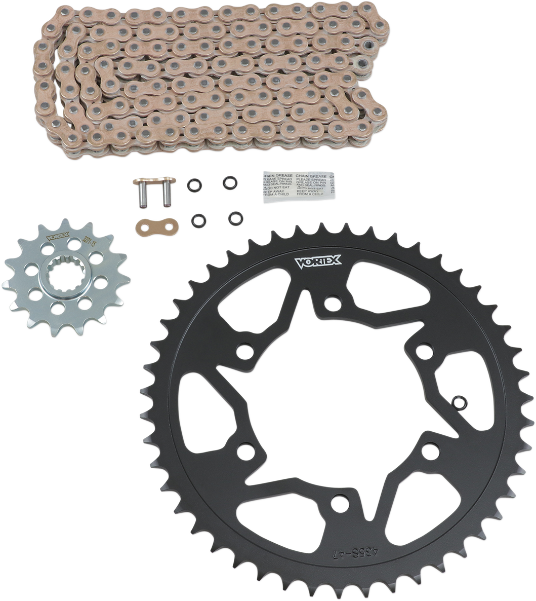 Chain and Sprocket Kit - HFRS - Gold - Yamaha YZF-R6
