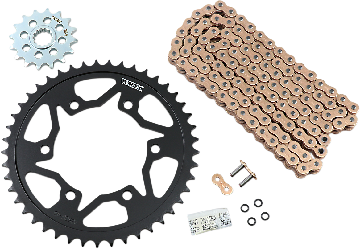 Chain and Sprocket Kit - WSS - Gold - Yamaha YZF-R6