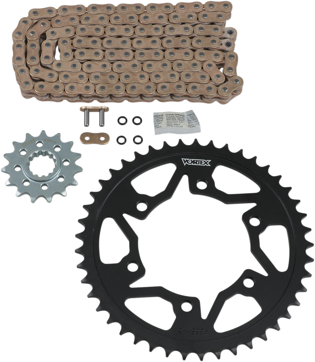 Chain and Sprocket Kit - HFRS - Gold - Yamaha YZF-R1
