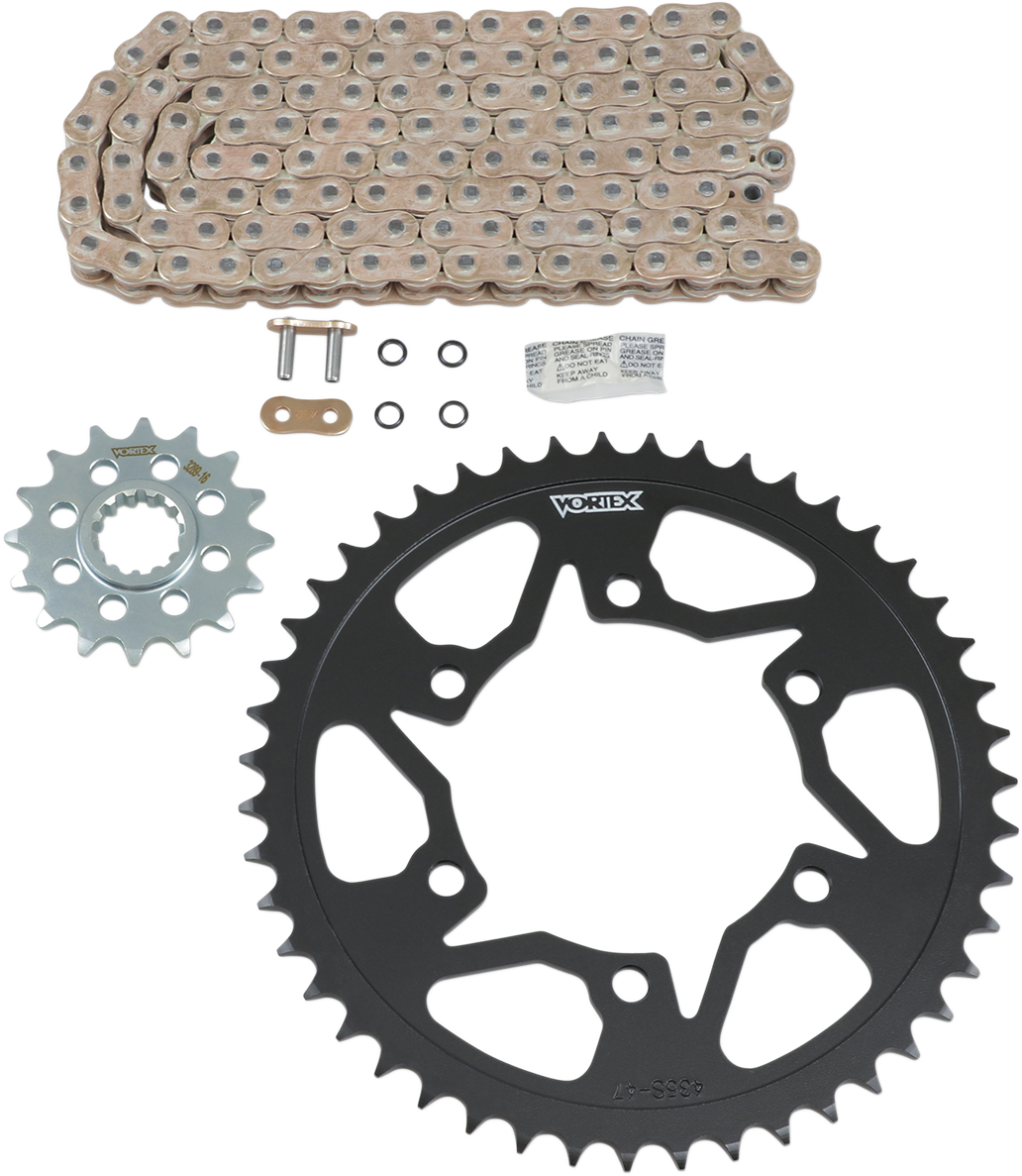 Chain and Sprocket Kit - HFRS - Gold - Yamaha YZF-R1