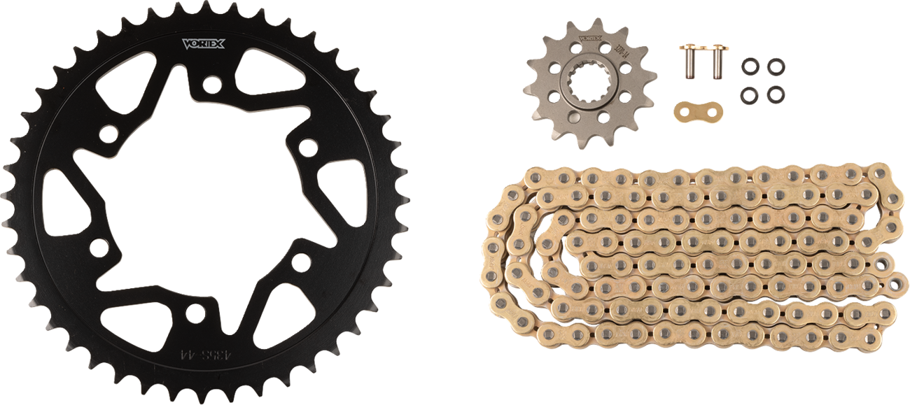 Chain and Sprocket Kit - HFRS - Gold - Kawasaki Ninja 400