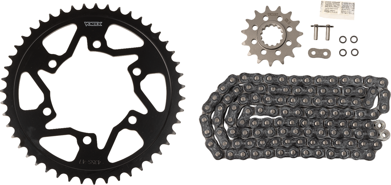 Chain and Sprocket Kit - HFRS - Black - Yamaha FZ/MT-09/XSR900