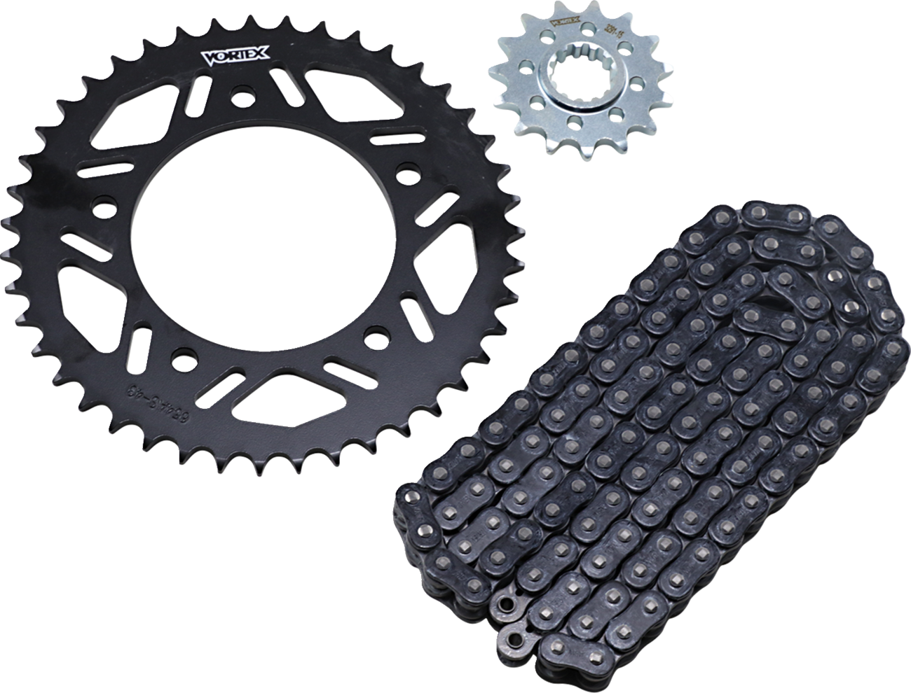 Chain and Sprocket Kit - HFRS - Black - Yamaha YZF-R1/M