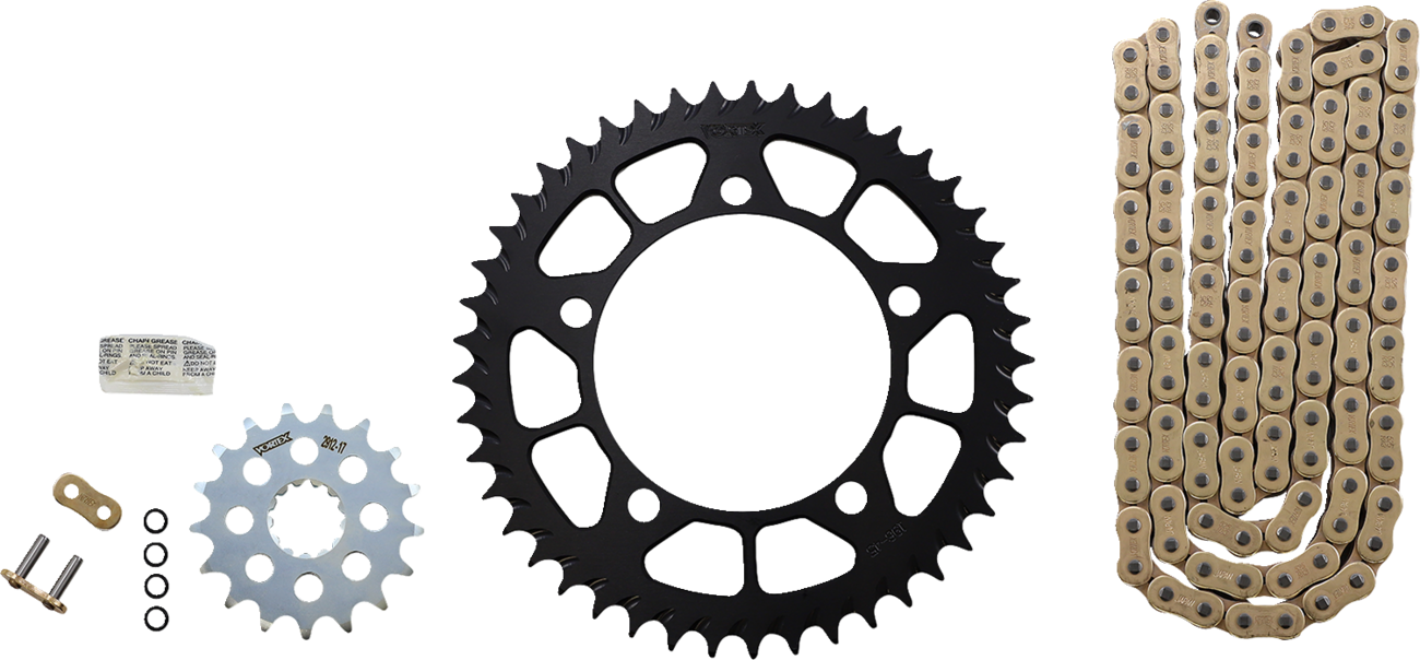 Chain and Sprocket Kit - SSA - Gold - BMW S1000RR