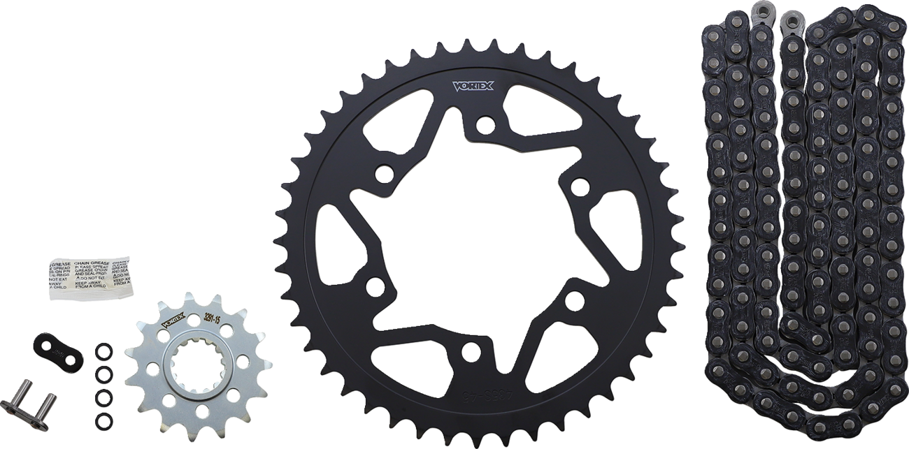 Chain and Sprocket Kit - HFRS - Black - Yamaha FZ/MT-10