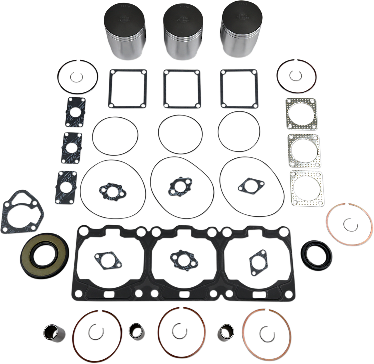 Piston Kit with Gaskets - 73.00 mm - Yamaha